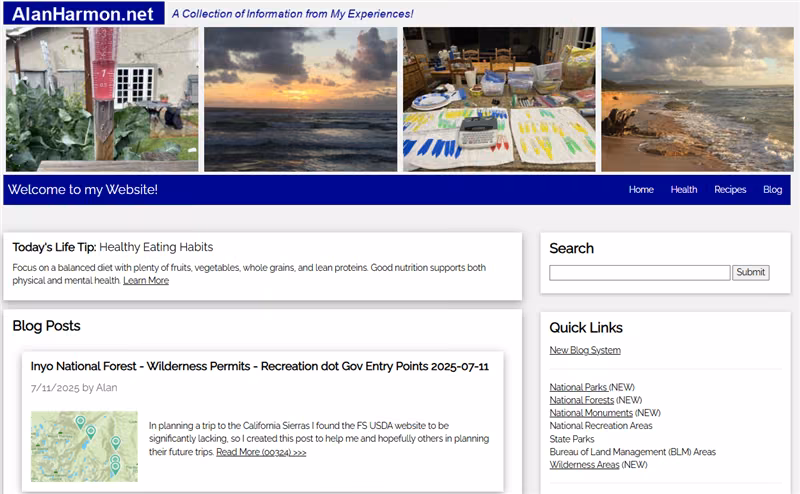 My Website's Homepage on July 21, 2025 My Website's Homepage on July 21, 2025