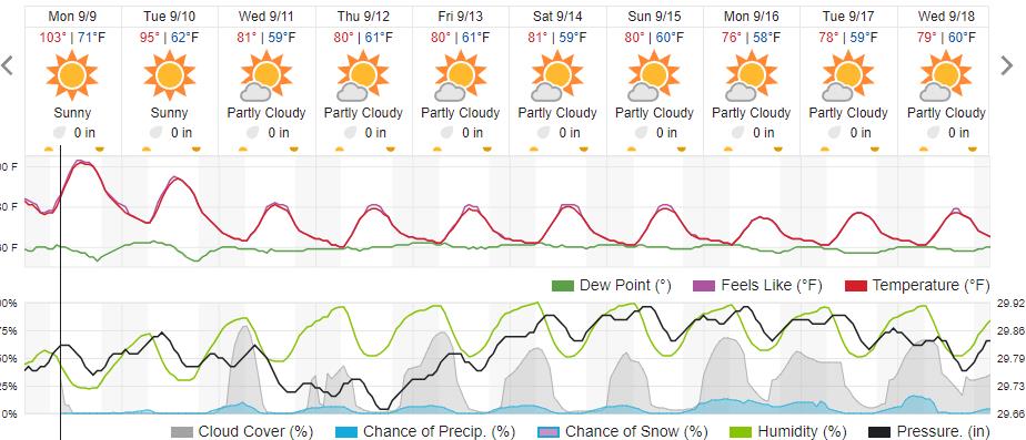 Original saved forecast, archive week 36 of 2024; open image to read dates and weather details